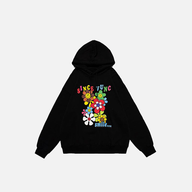 Smiley Sunflowers Classic Sweatshirt