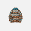 Tribal Print Polar Fleece Top