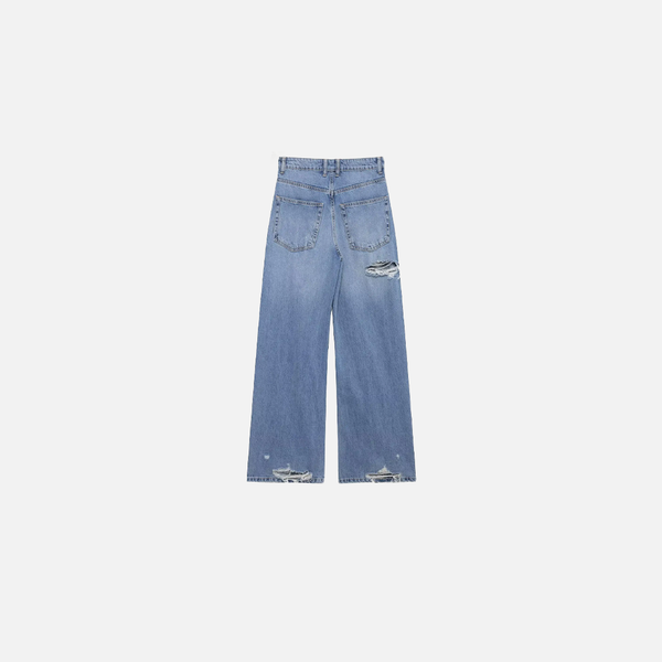Faded Hollow Denim alternatif görünüm