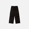Relaxed Solid High-Rise Field Pants