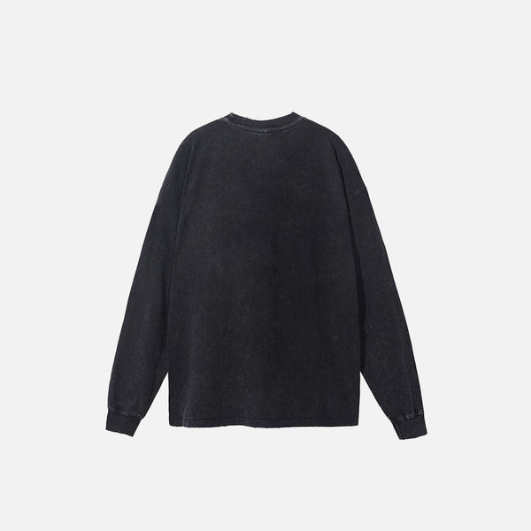 Dark Icon Boxy Graphic Sweatshirt alternatif görünüm