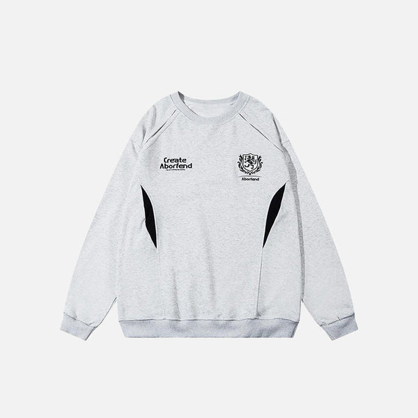 Split Palette Boxy Sweatshirt alternatif görünüm