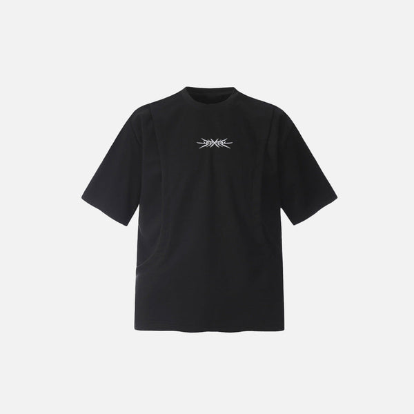 Weekend Round Neck Stitched T-Shirt alternatif görünüm