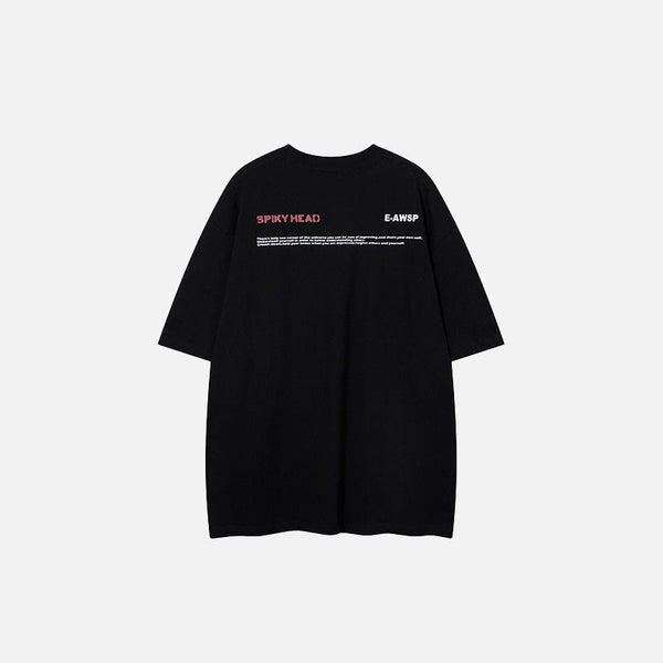 90's Blurring Visual T-Shirt alternatif görünüm