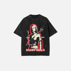 Silent Hill Sun-Bleached O-Neck Collar Big-Silhouette T-Shirt