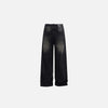 Curved Seam Bell-Leg Denim