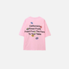 Pink Print Breezy-Cut Heat-Wave T-Shirt