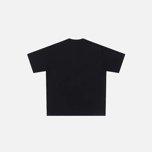 Heatmap Silhouette Abstract T-Shirt alternatif görünüm