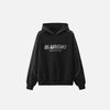 Letter Wide-Collar Sweatshirt