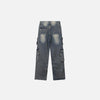 Retro Pocket Loose Trousers