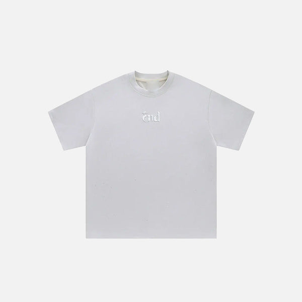 Space End Easy-Fit T-Shirt alternatif görünüm