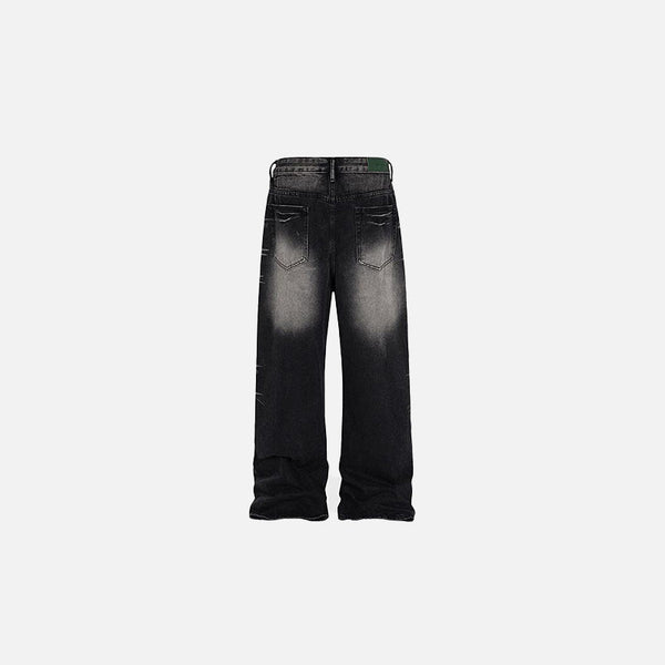 Rinse Black Relaxed Denim alternatif görünüm