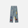 Colorful Graphic Denim