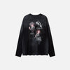 Baggy Time-Worn New-Millennium Print T-Shirt