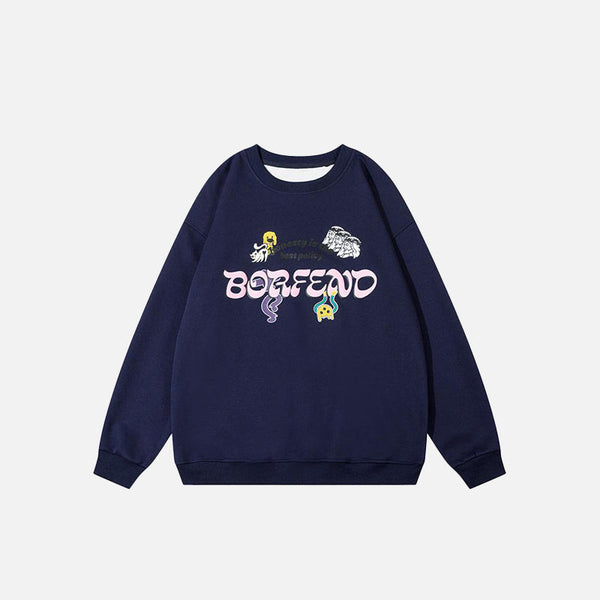 Truth Code Graphic Sweatshirt alternatif görünüm