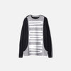 Jumbo Script Patchwork Sweatshirt