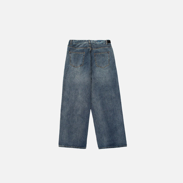 Belted Drift Mid-Rise Denim alternatif görünüm