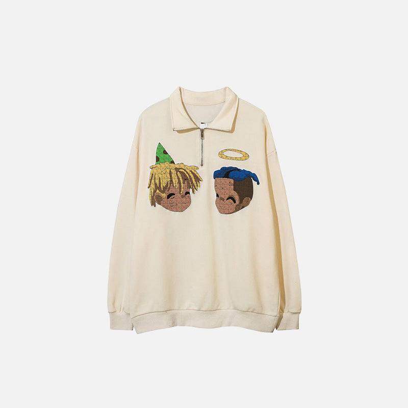Squad Print Sweatshirt