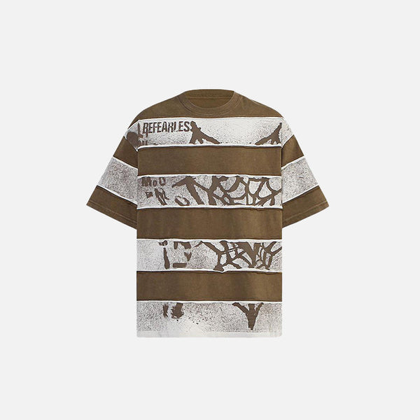 Stripes Shadows Webs Spider T-Shirt alternatif görünüm