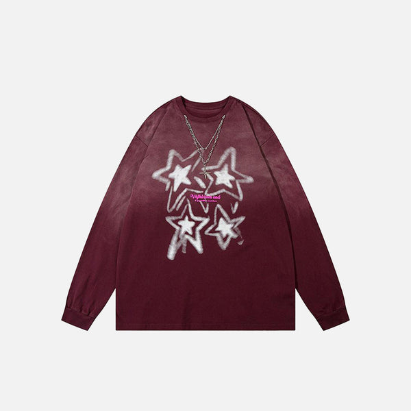 Plush Star Fleece Sweatshirt