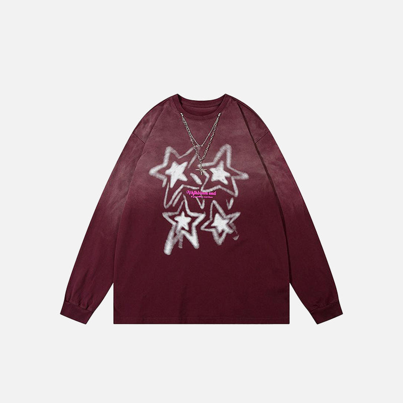 Plush Star Fleece Sweatshirt