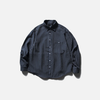 Seersucker Stripe Breathable Long Shirt