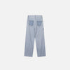 Butterfly Patch Stitched Bell Leg Denim