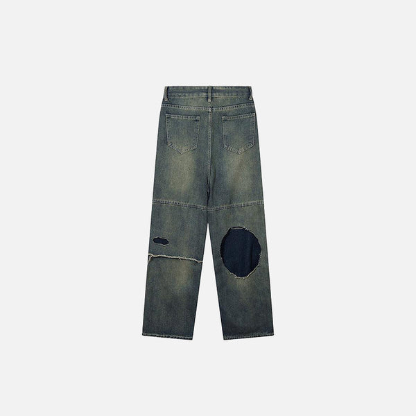 Classic Torn Mosaic Denim alternatif görünüm