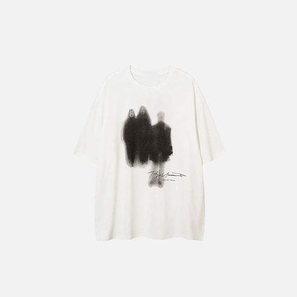 Luminous Silhouette Print T-Shirt alternatif görünüm