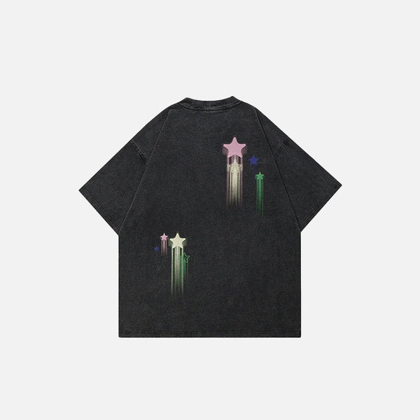 New-Millennium Stellar Faded-Wash T-Shirt alternatif görünüm