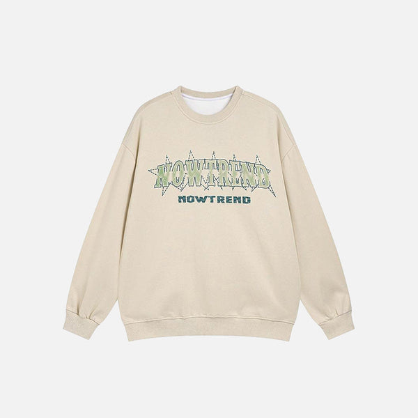 Fresh Drop Print Sweatshirt