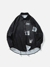 Collage Print Polyester Woven Top