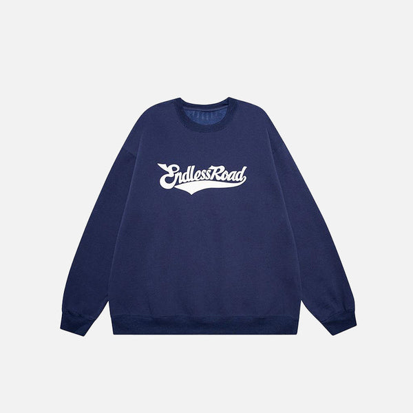 Open Route Slogan Sweatshirt
