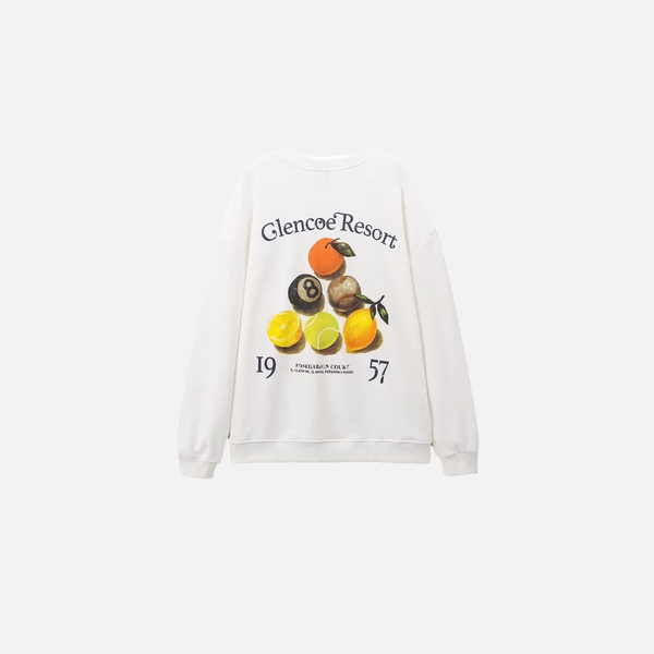 Harvest Print Boxy Cozy Top