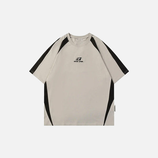 Digital-Age Embroidery Quilted Active T-Shirt alternatif görünüm