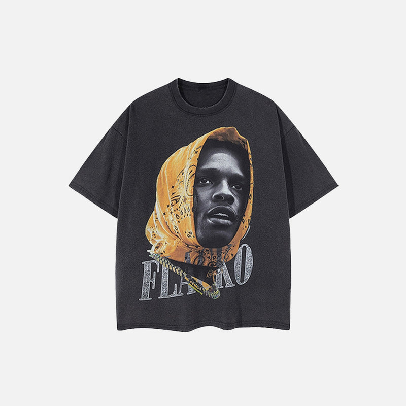 Time-Worn Faded-Wash T-Shirt