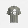 Artwork Face Stamped T-Shirt