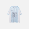 Sport Jersey Mesh Flexible Rhinestone T-Shirt