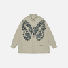 Butterfly Motif Relaxed Long Sleeve Top