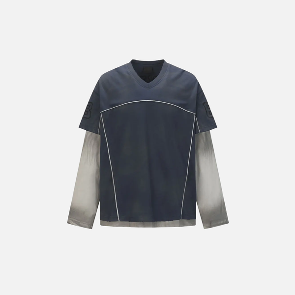 Torn-Vibe Two Layered Long Sleeve Performance T-Shirt alternatif görünüm