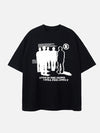 Lonely Crowd Time-Worn Boxy-Fit T-Shirt