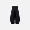 Faded Black Scimitar High Street Bell Leg Denim