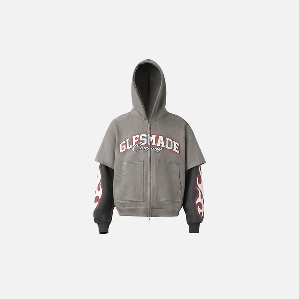 Flame Layer Y2K Hood Sweatshirt