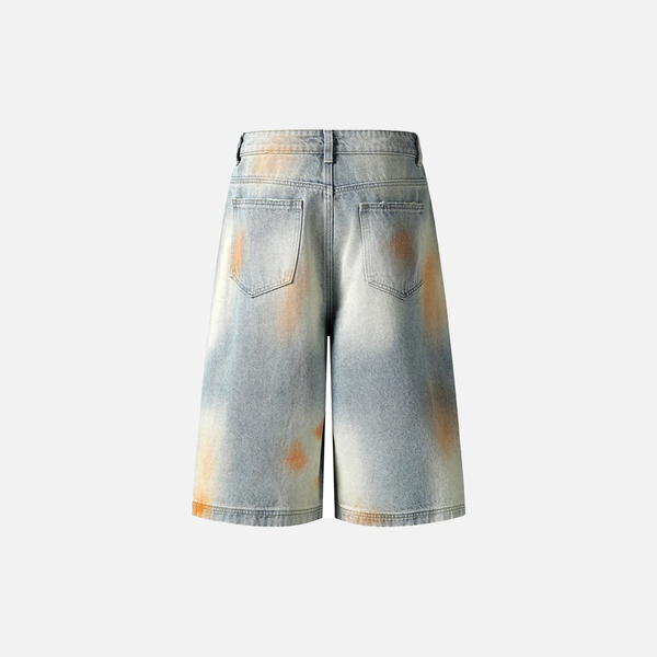 Color Wreck Tie-Dye Shorts alternatif görünüm