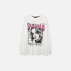 Dark-Craft Noir Style Portrait Designed Long-Sleeve T-Shirt
