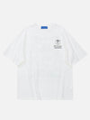 Kanji Feline Drop-Shoulder T-Shirt