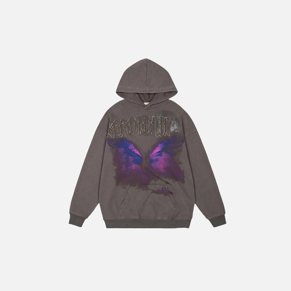 Faded Graphic Oversize Urban Beat Sweatshirt alternatif görünüm