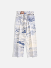 Metro Modern Rinse Batik Bell Leg Denim