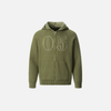 Cold Jacquard Knit Hood Sweatshirt