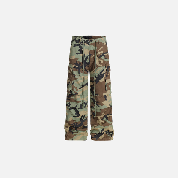 Elevated Woodland Relaxed Wide Leg Street Pants